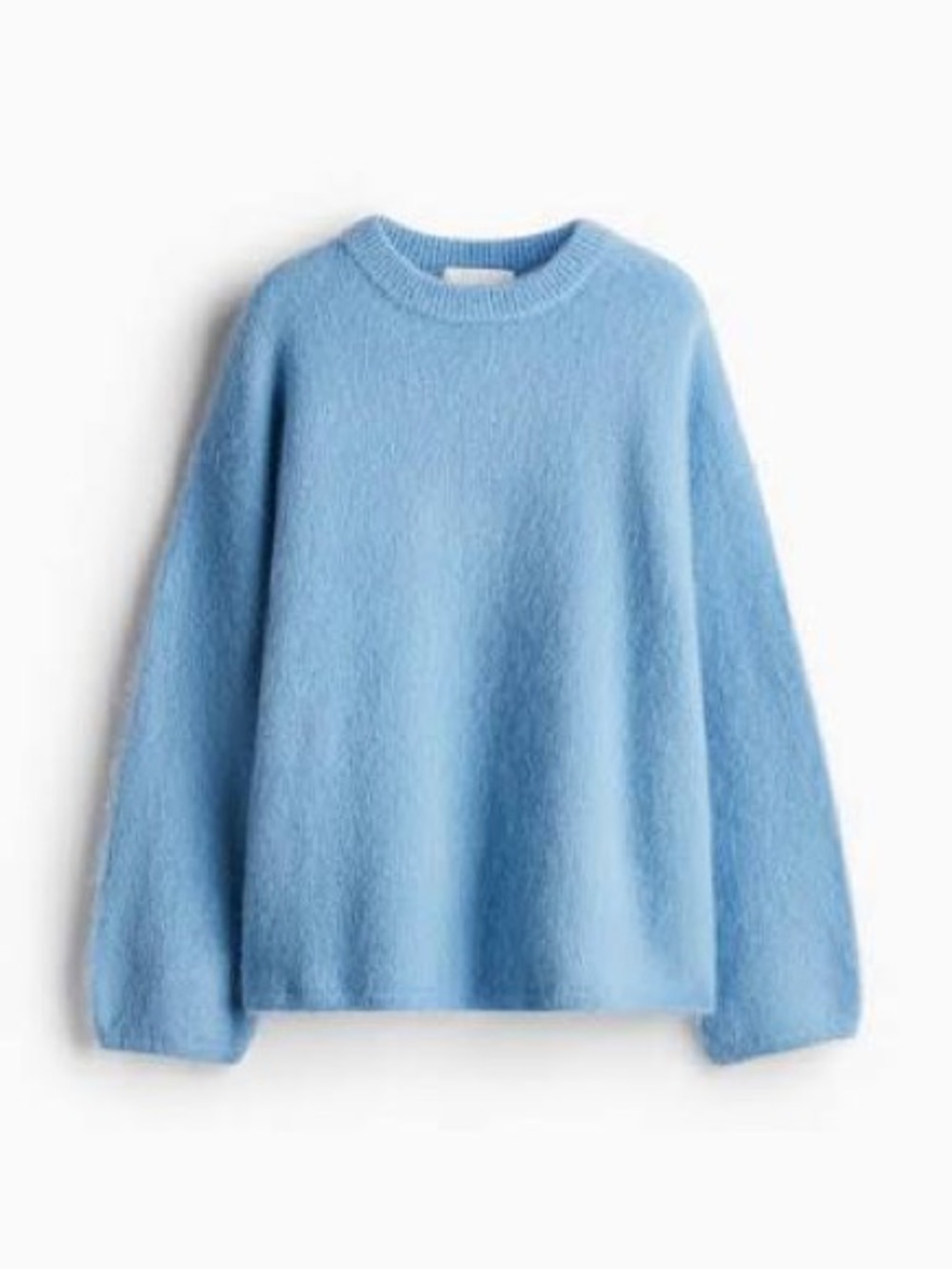 ISO H&M Sky Blue Oversized Mohair Blend Sweater